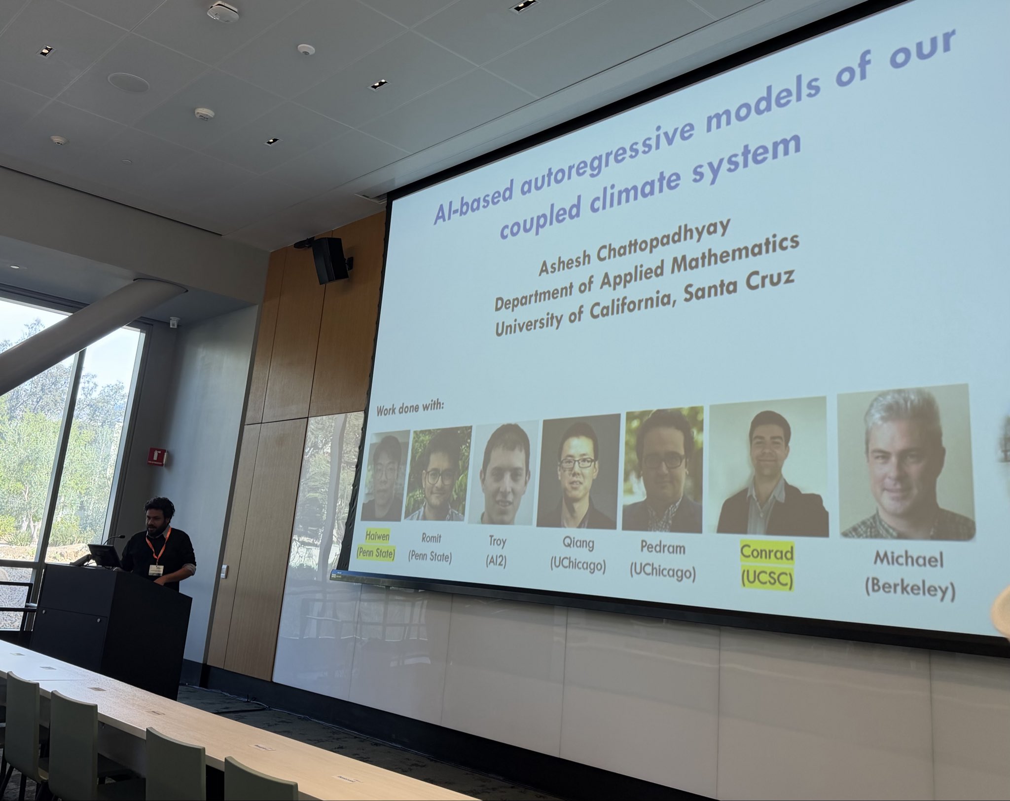 AI Climate Modeling Research at Caltech Conference