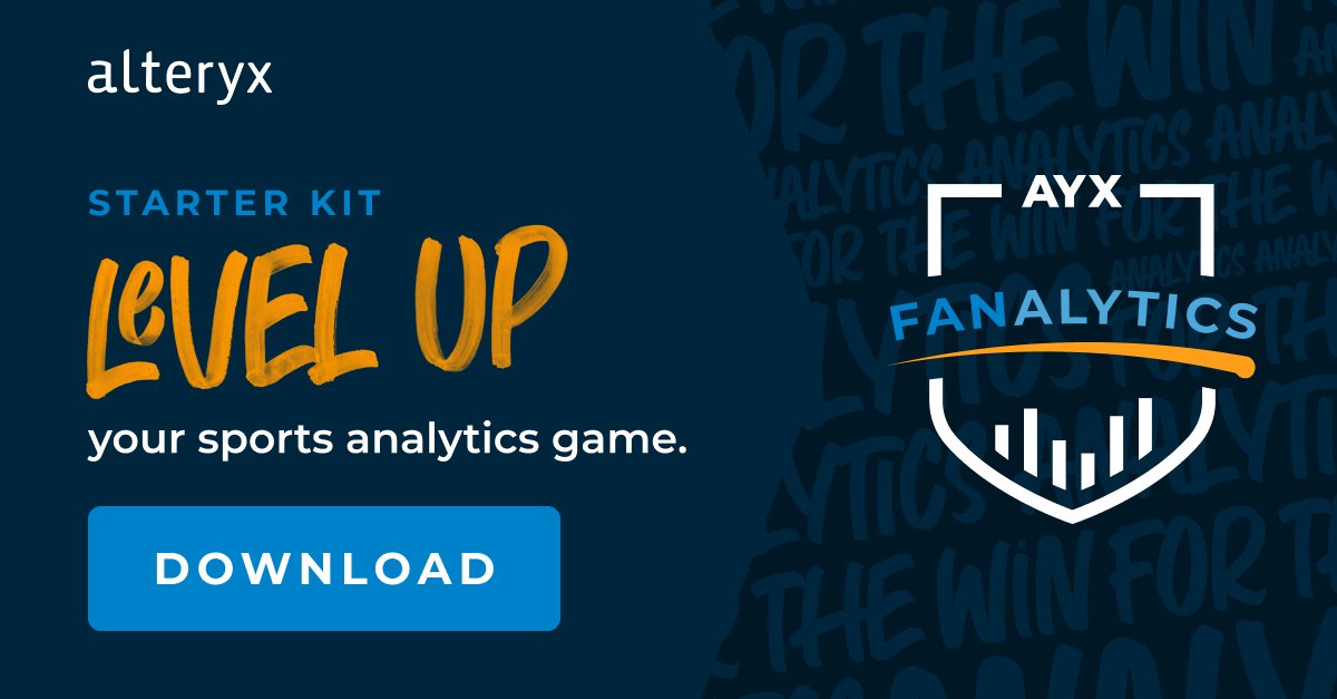 Alteryx Fanalytics Starter Kit Predicts Sports Outcomes