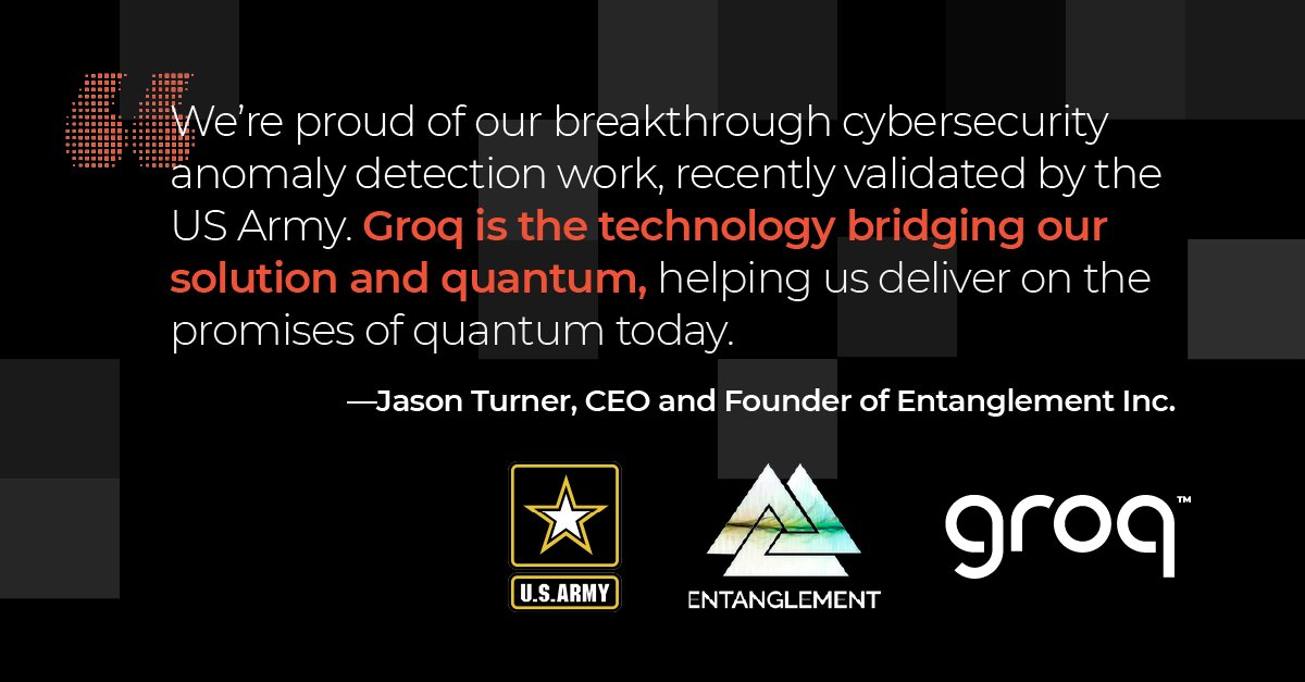 Groq and Entanglement AI showcase quantum cybersecurity innovation at SC22