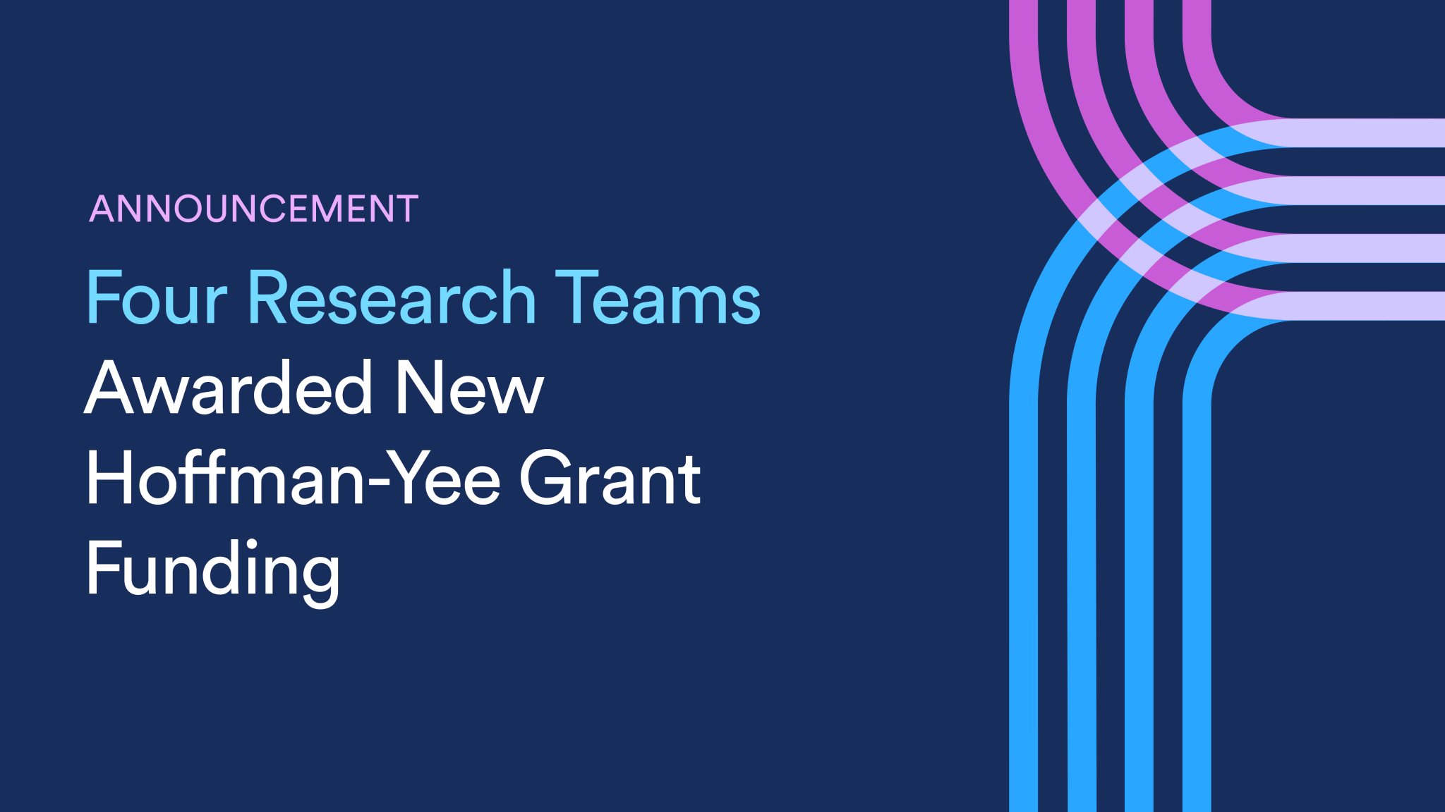 Stanford Awards Hoffman-Yee Research Grants to Four Teams