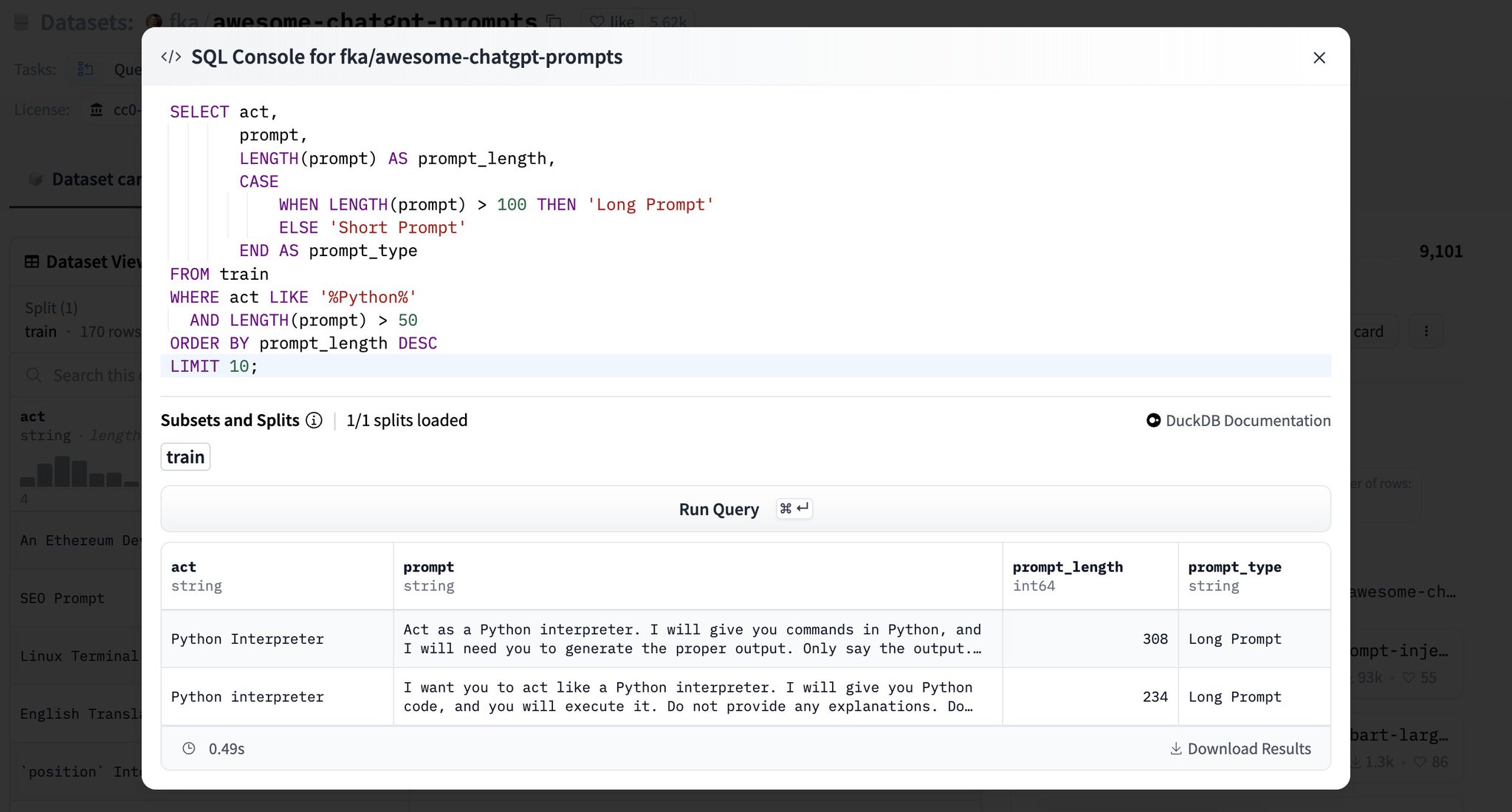 Hugging Face Launches SQL Console for 200k Public Datasets