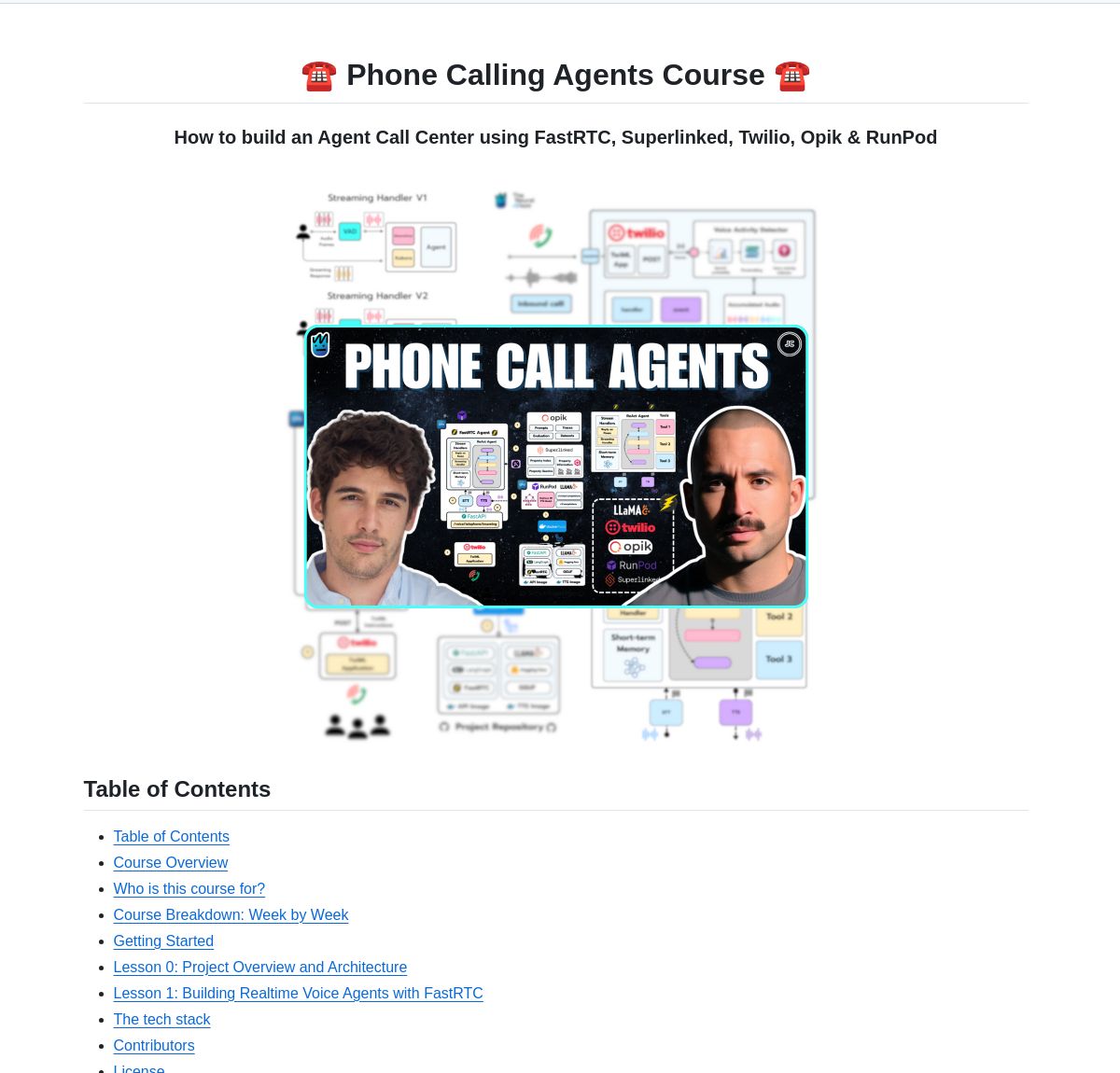 Production-Ready Voice AI Agents Course with LangChain and Twilio