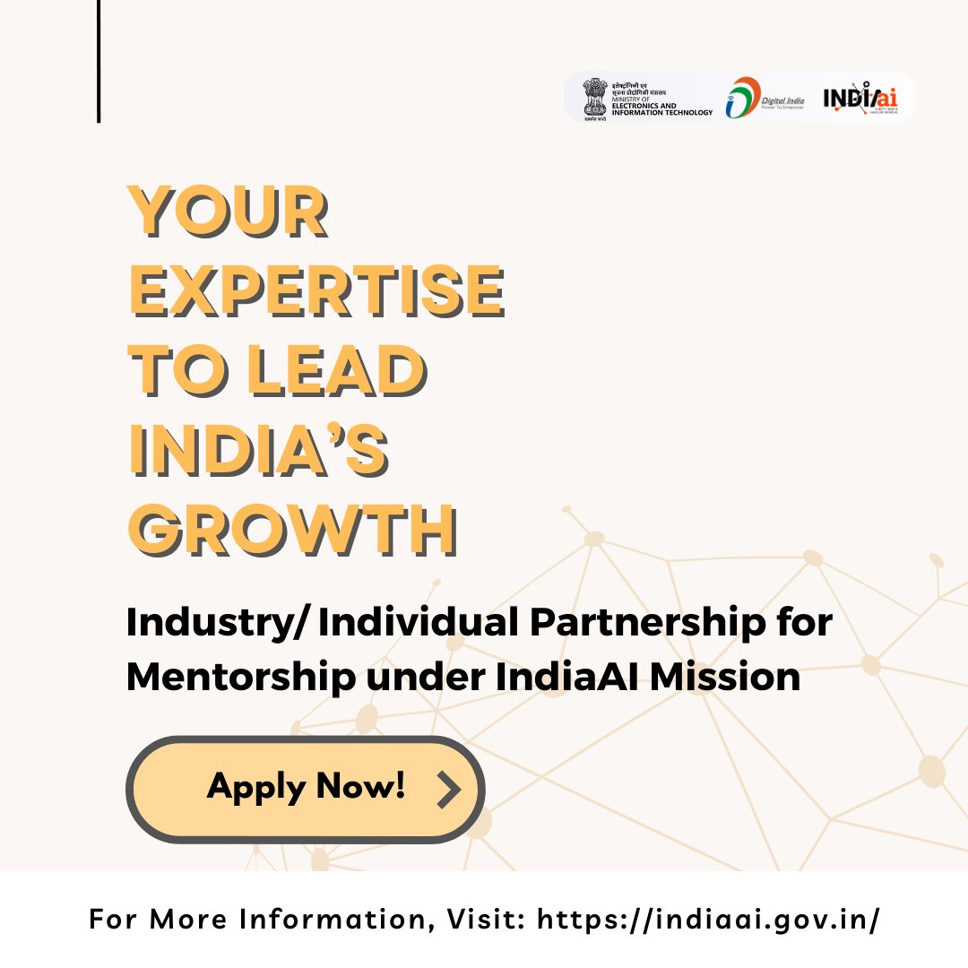 India AI Mentorship Program Calls for Industry and Individual Mentors