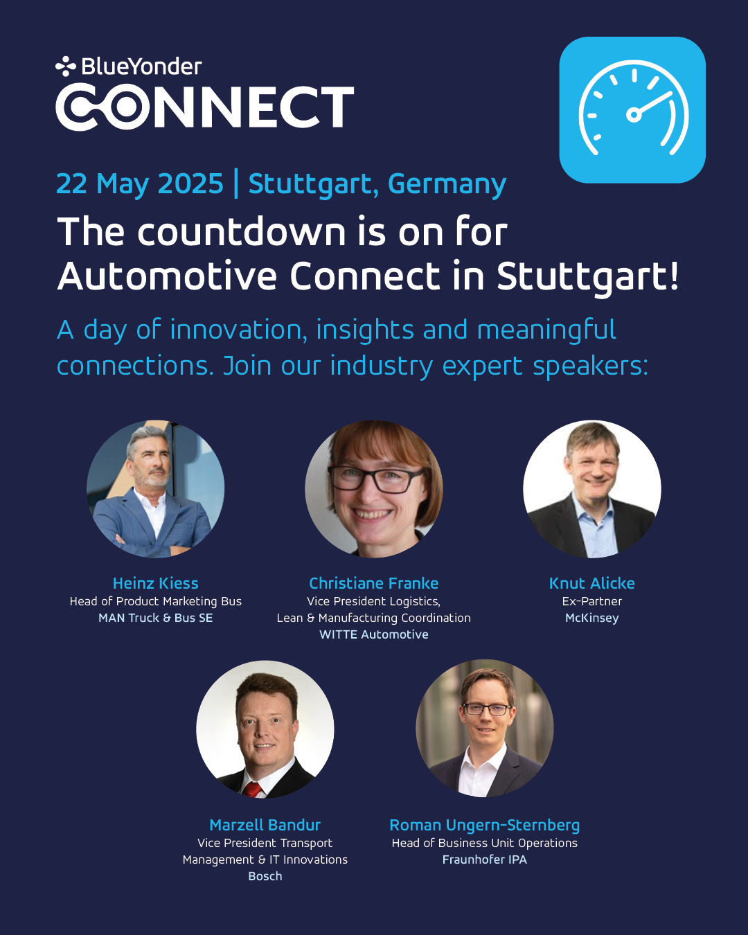 BlueYonder Automotive Connect 2025 Supply Chain Conference Stuttgart