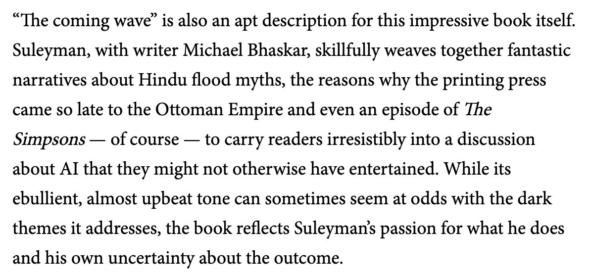 The Coming Wave reviewed by the Spectator