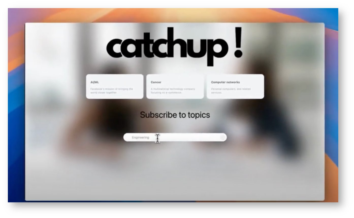 Catchup Wins Groq AI Agents Hackathon with Smart Content Summarization