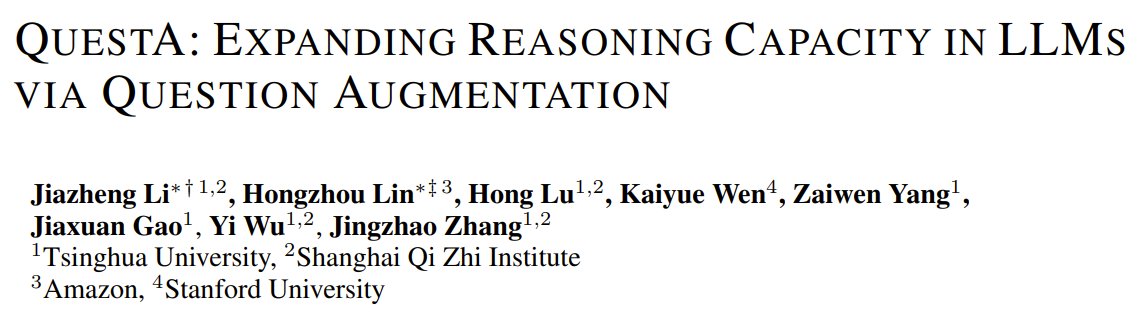 QuestA: Expanding LLM Reasoning via Question Augmentation