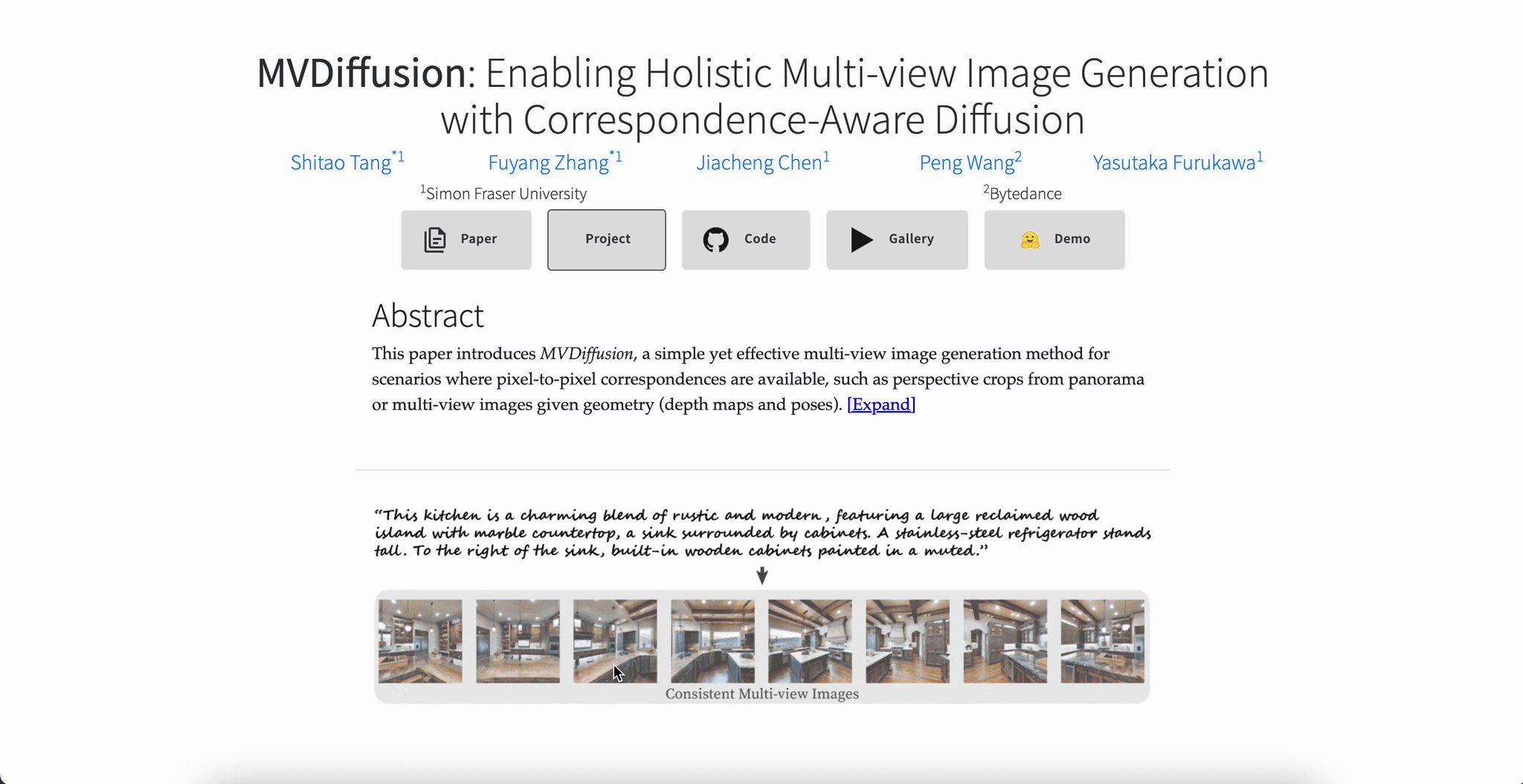 MVDiffusion: Multi-view Image Generation with Correspondence-Aware Diffusion