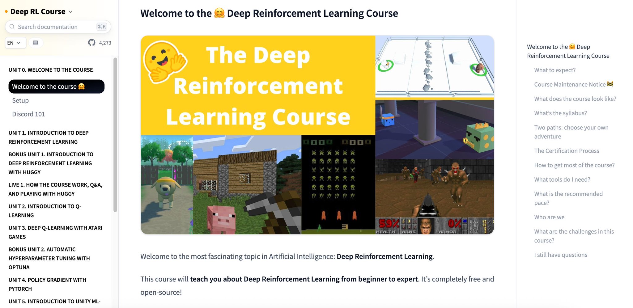Hugging Face Launches Comprehensive Deep Reinforcement Learning Course