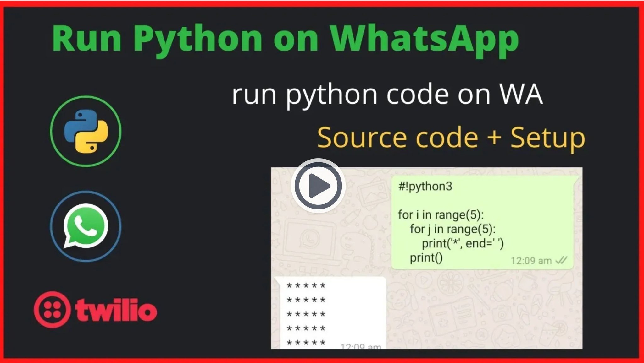 Run Python Code on WhatsApp for Data Science