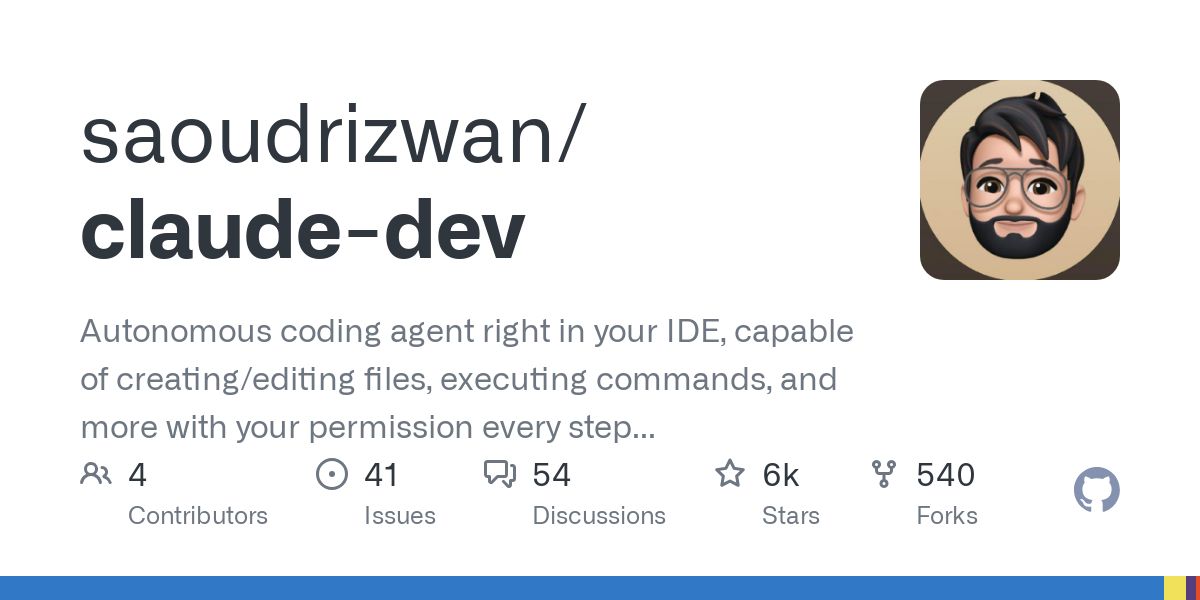 Claude-Dev: Autonomous Coding Agent in IDE