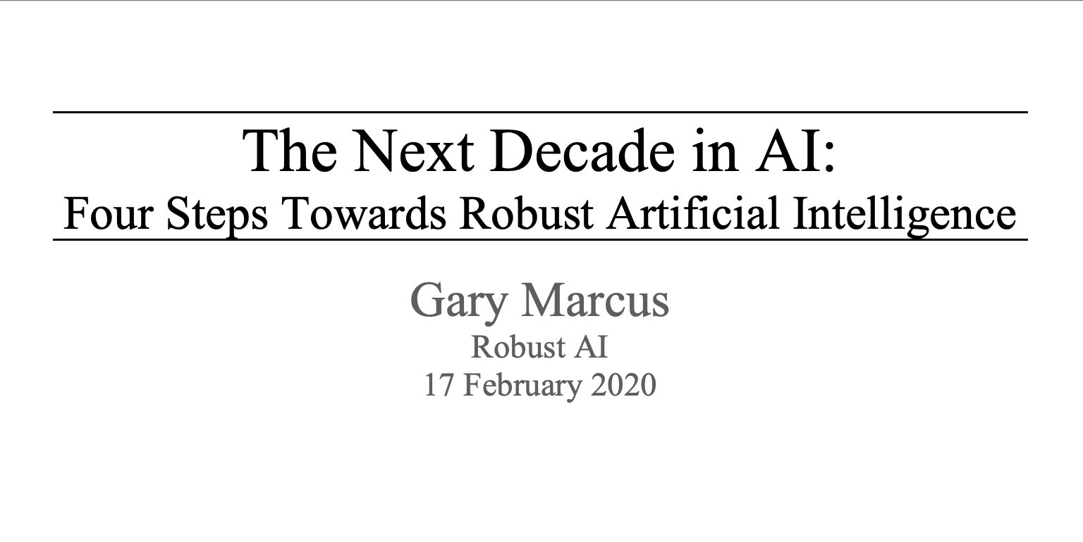 Robust Artificial Intelligence: Four Steps Towards AGI