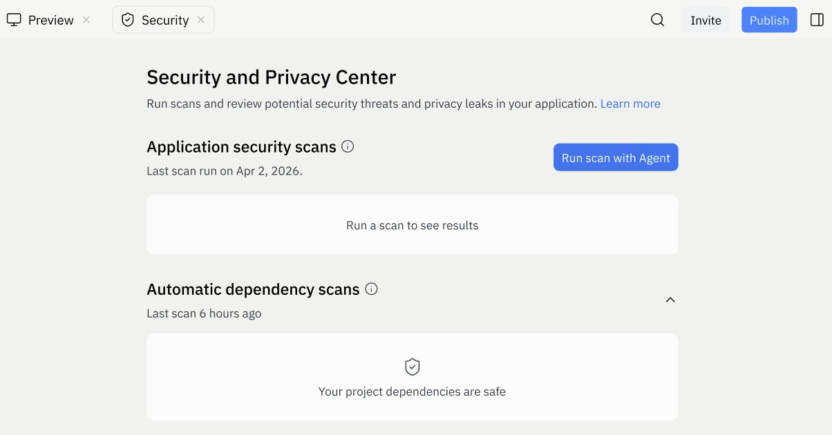 How to Start a Security Agent Scan in Your Project