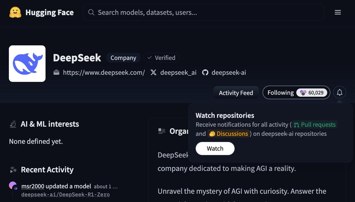 DeepSeek AI Models Available on Hugging Face