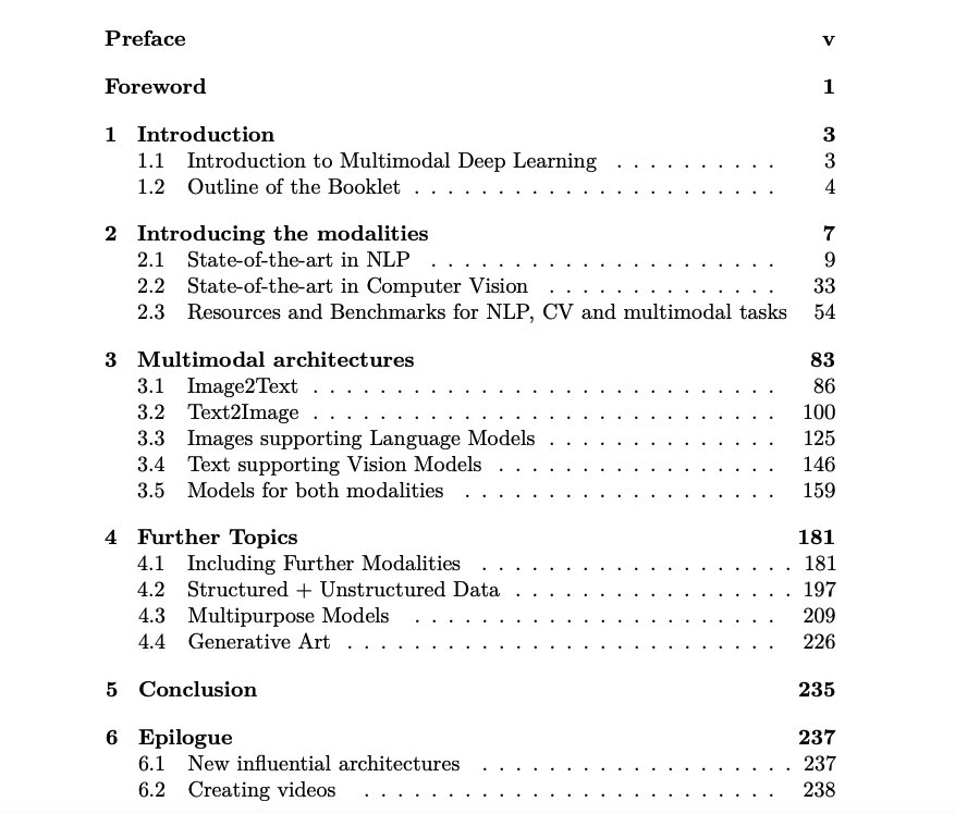 New Multimodal Deep Learning Book Published on ArXiv