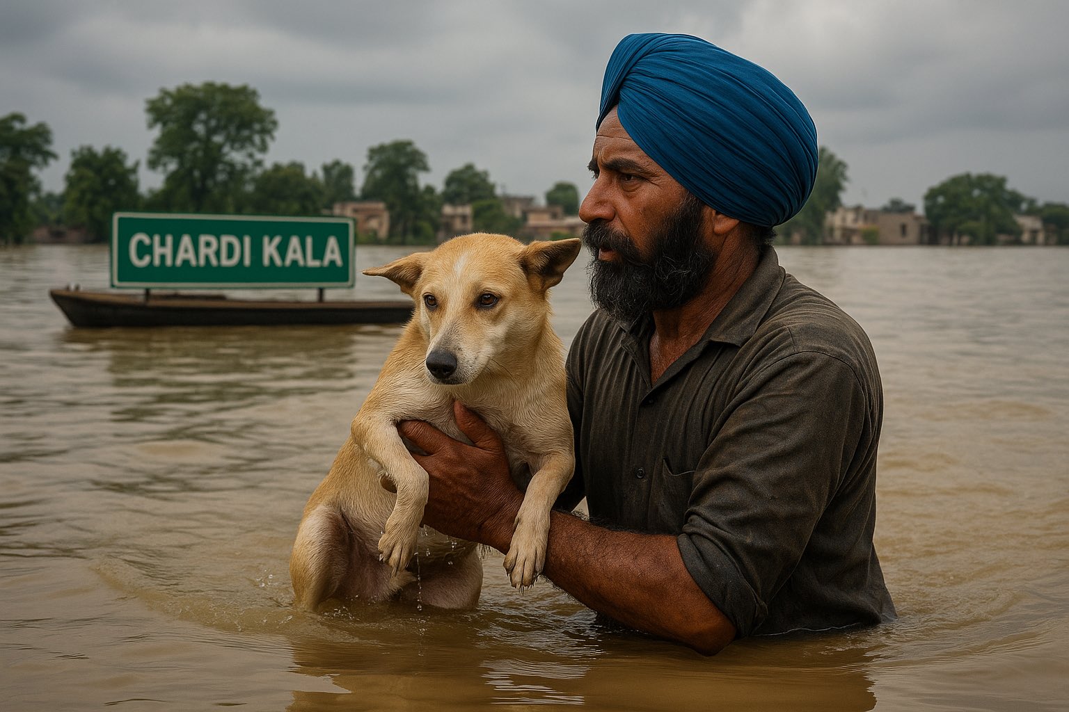 AI Generates Photorealistic Punjab Floods Image