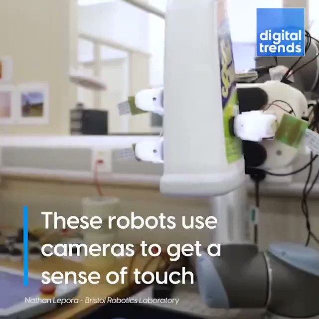 Robots Use Cameras to Develop Sense of Touch