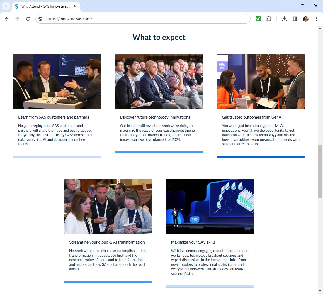 SAS Innovate 2024: Leading AI and Analytics Experience