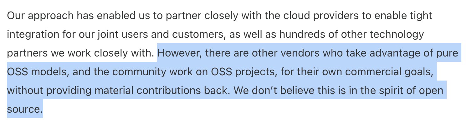 Open Source Business Challenges: Cloud Vendors Impact