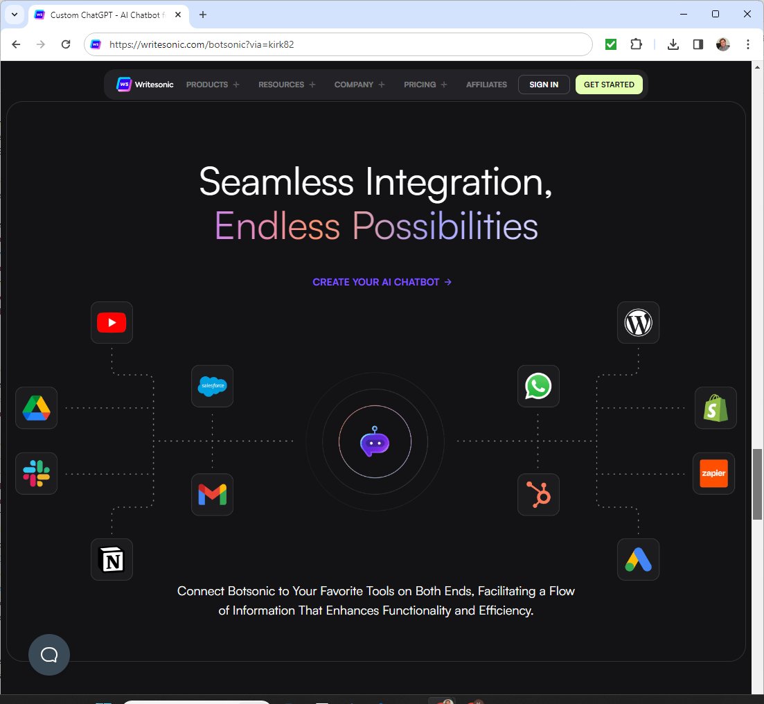 Try Botsonic Free Tool from WriteSonic Platform