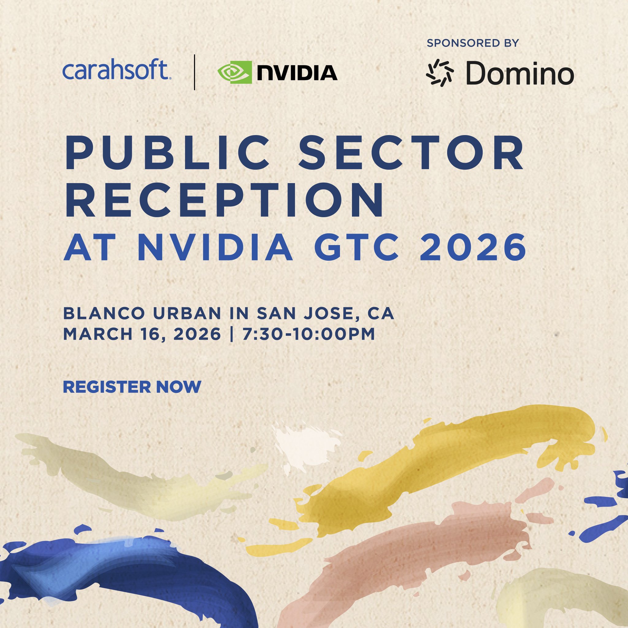 Domino DataLab Sponsors NVIDIA GTC Public Sector Reception