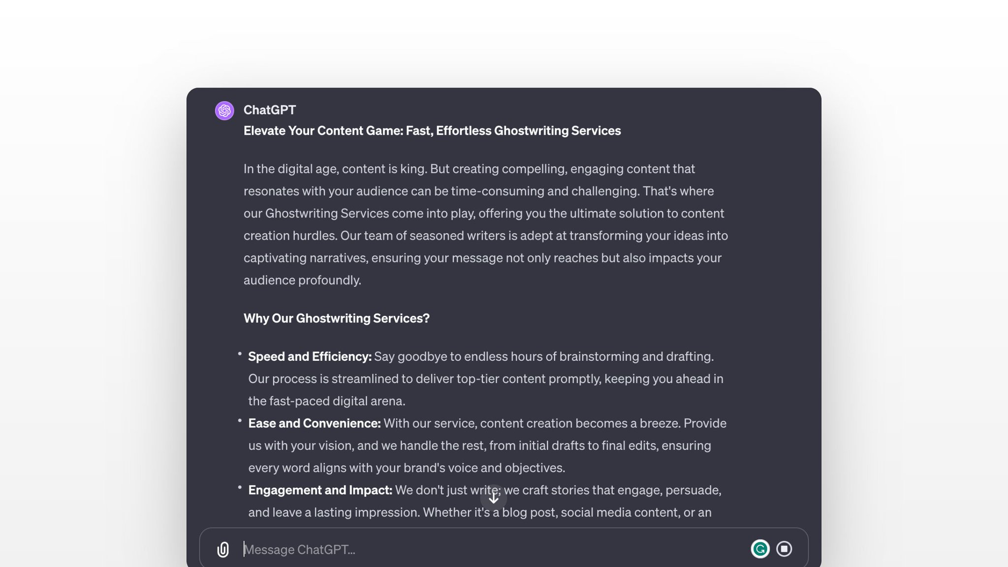 AI Prompt for Persuasive Product Descriptions