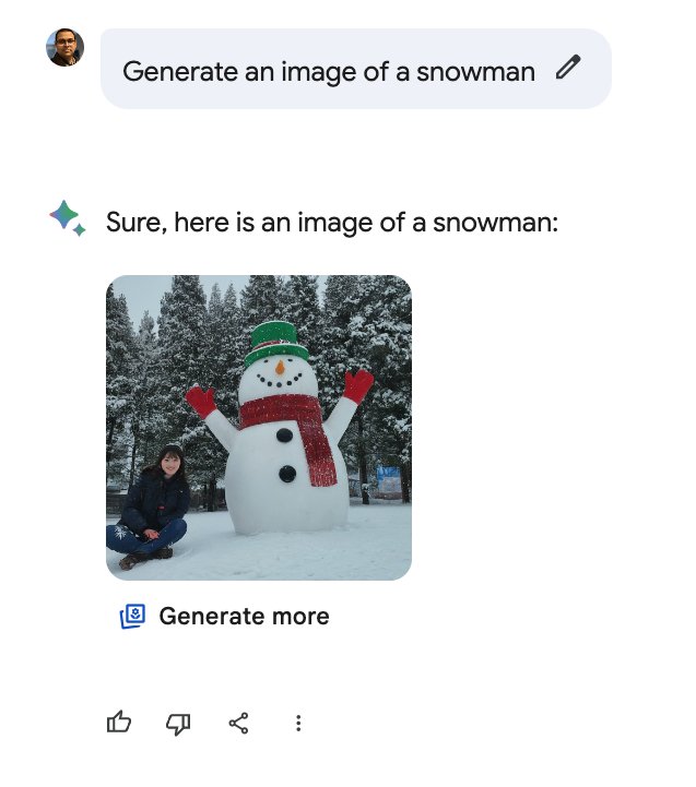 Unexpected Person Appears in Snowman Picture Result