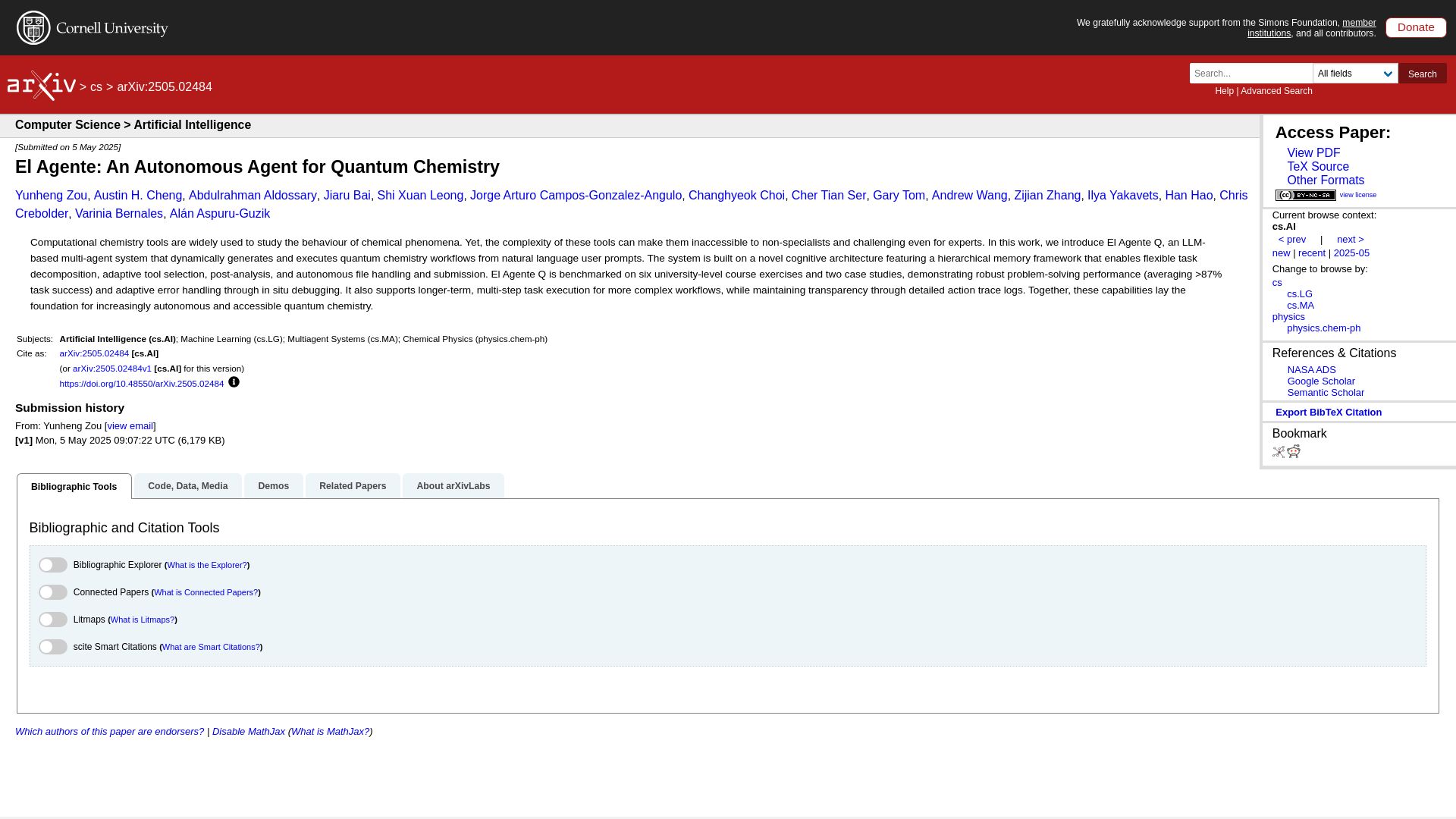 Agent Q: Multi-Agent System for Quantum Chemistry with LangGraph