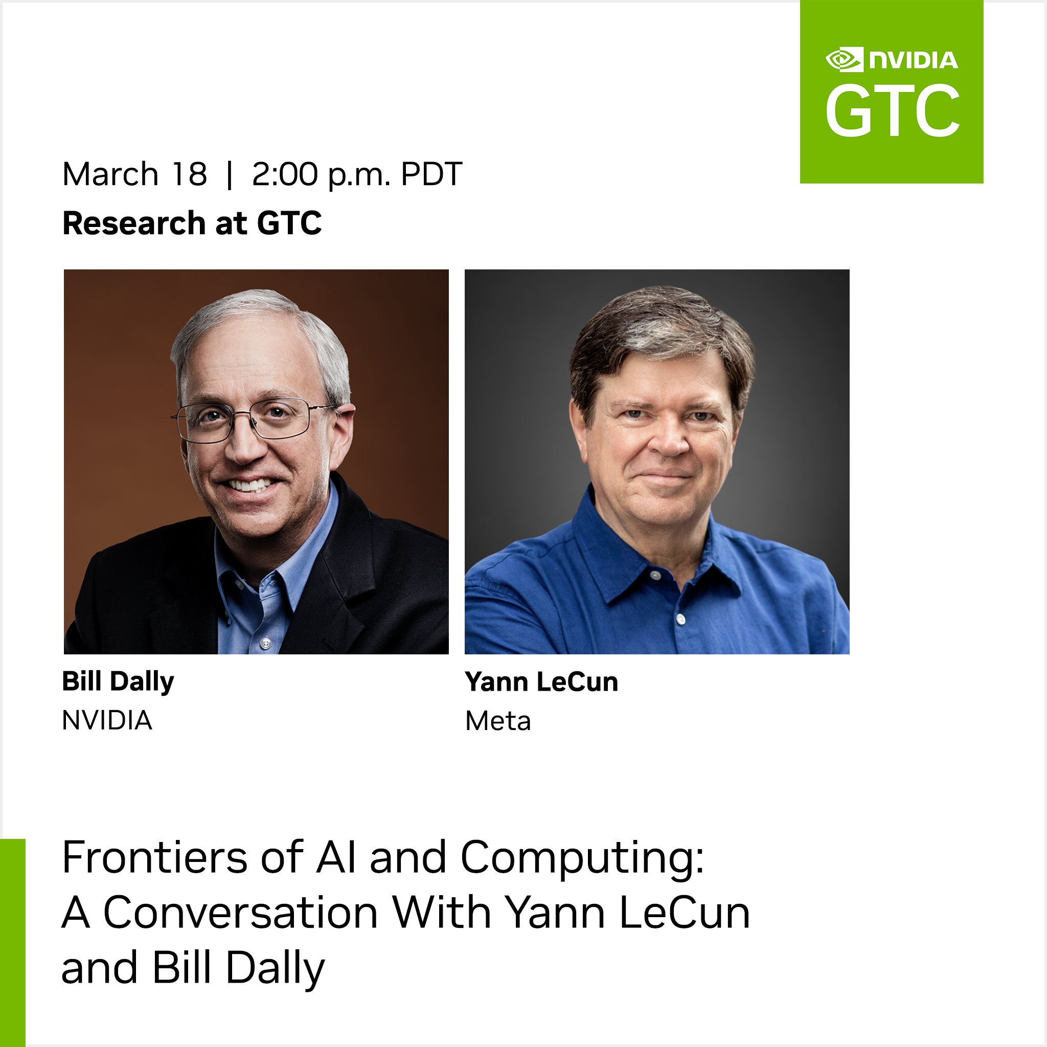 Nvidia Chief Scientist Bill Dally Fireside Chat at GTC