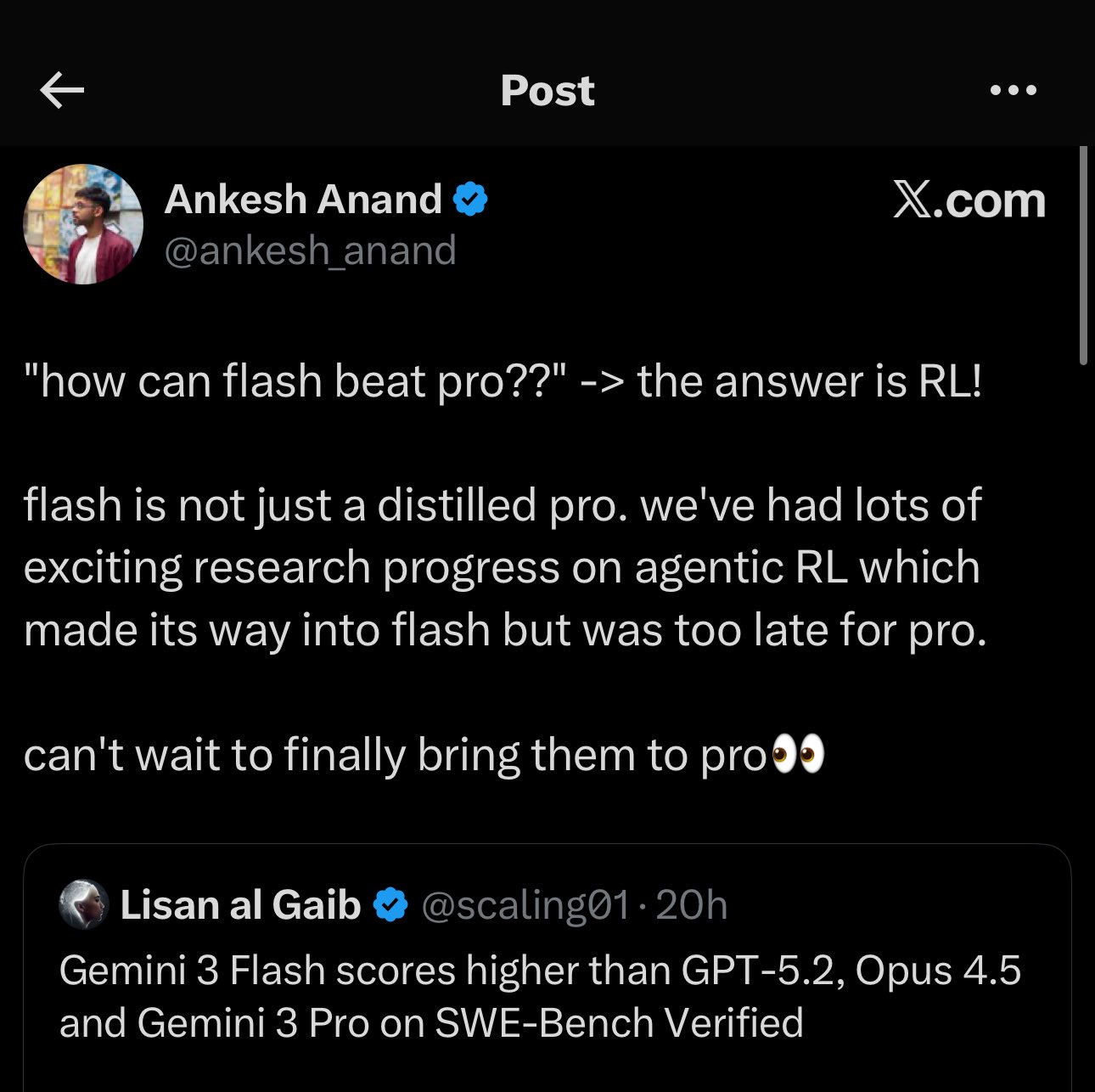 Gemini 3 Pro Update and Performance Advancements Expected