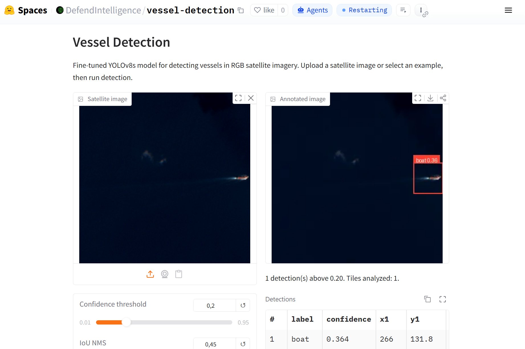 Release of Open-Source Satellite Imagery Object Detection AI Model