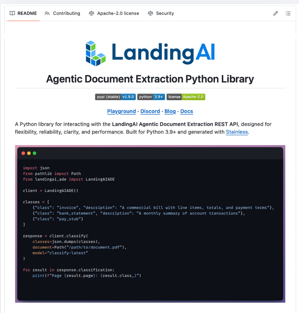 LandingAI Launches ADE Classify API for Intelligent Document Processing