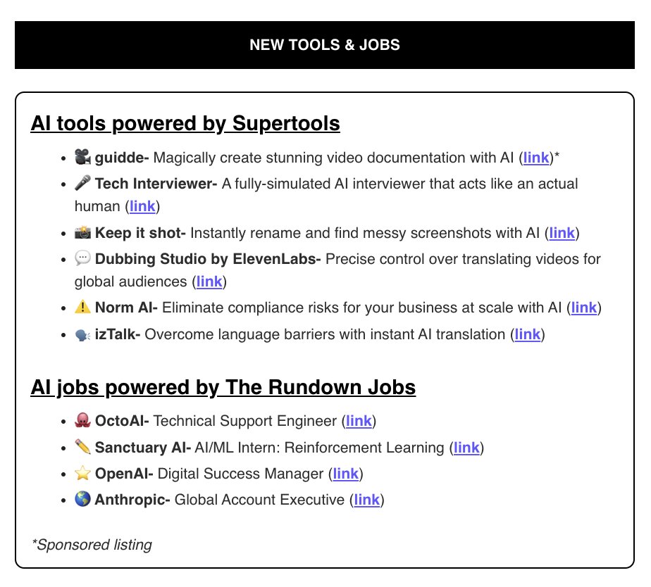 Six New AI Tools and Four Emerging Job Opportunities