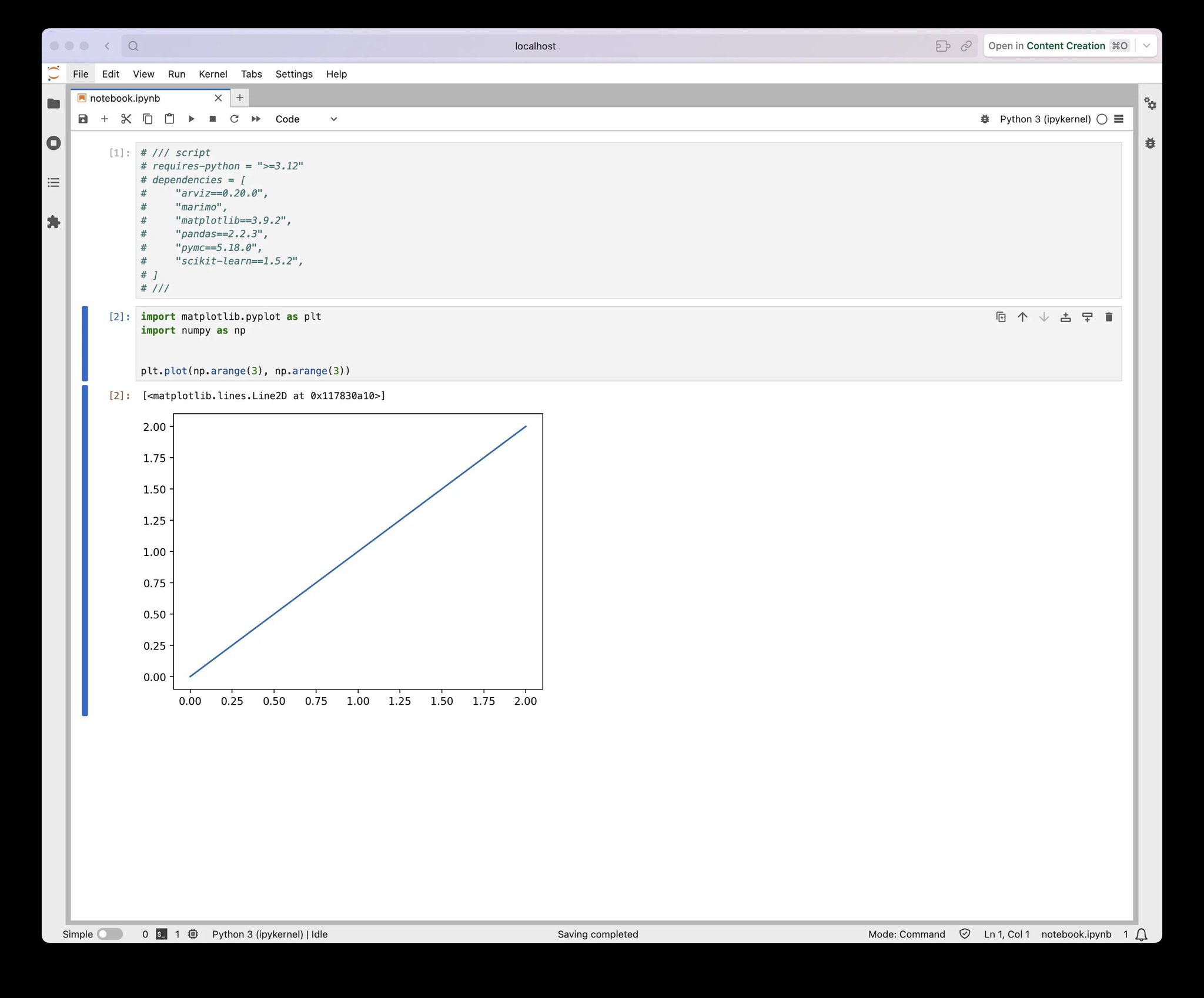 Disposable Environments for Ad-Hoc AI and ML Analyses