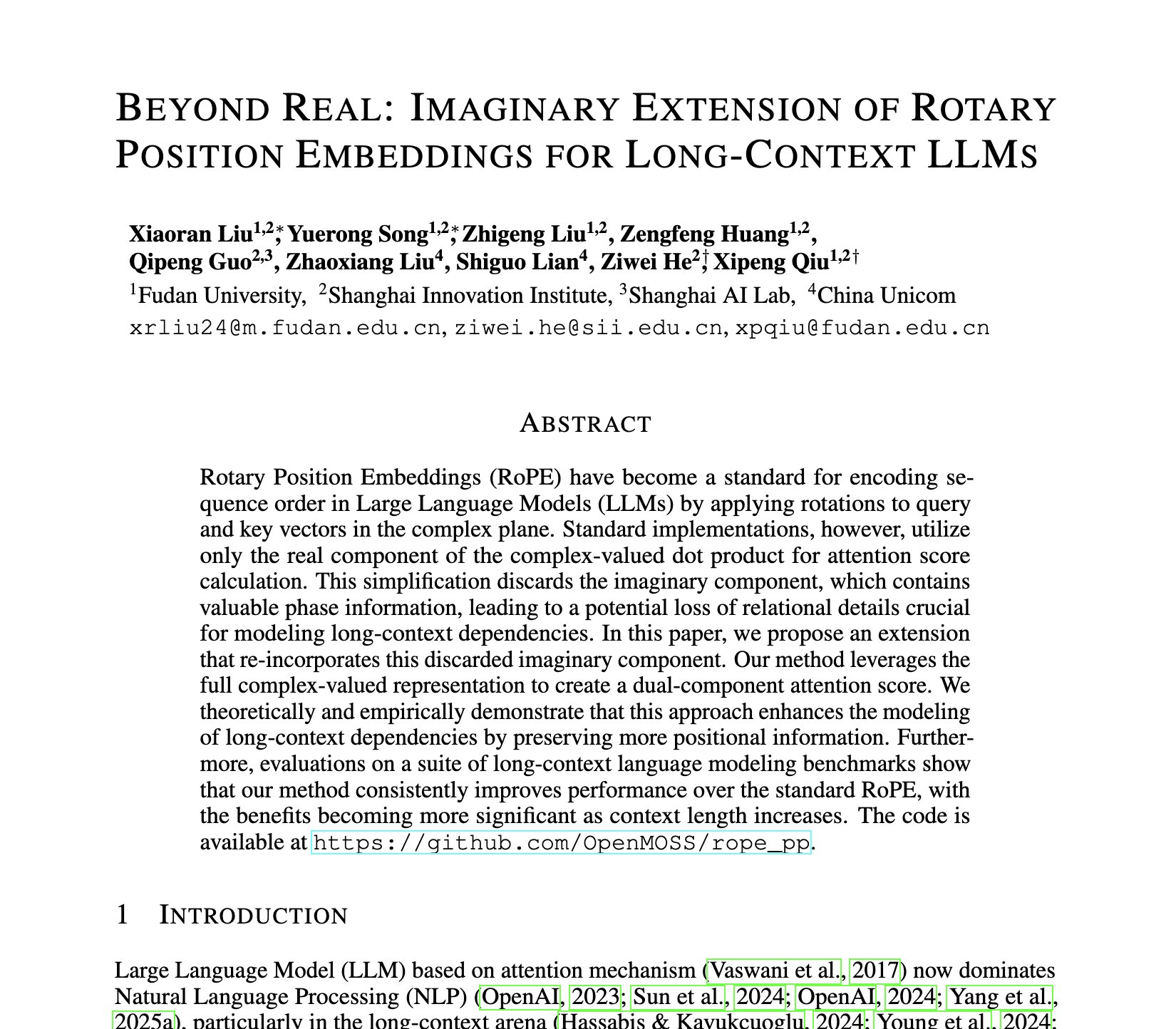 RoPE++ Improves Long-Range Dependencies in Language Models