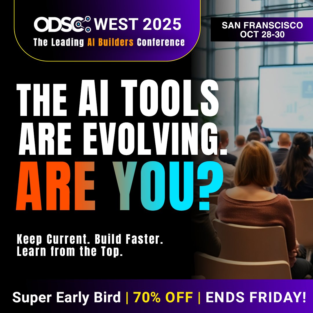 ODSC West 2025: Learn AI Skills from Industry Experts Today