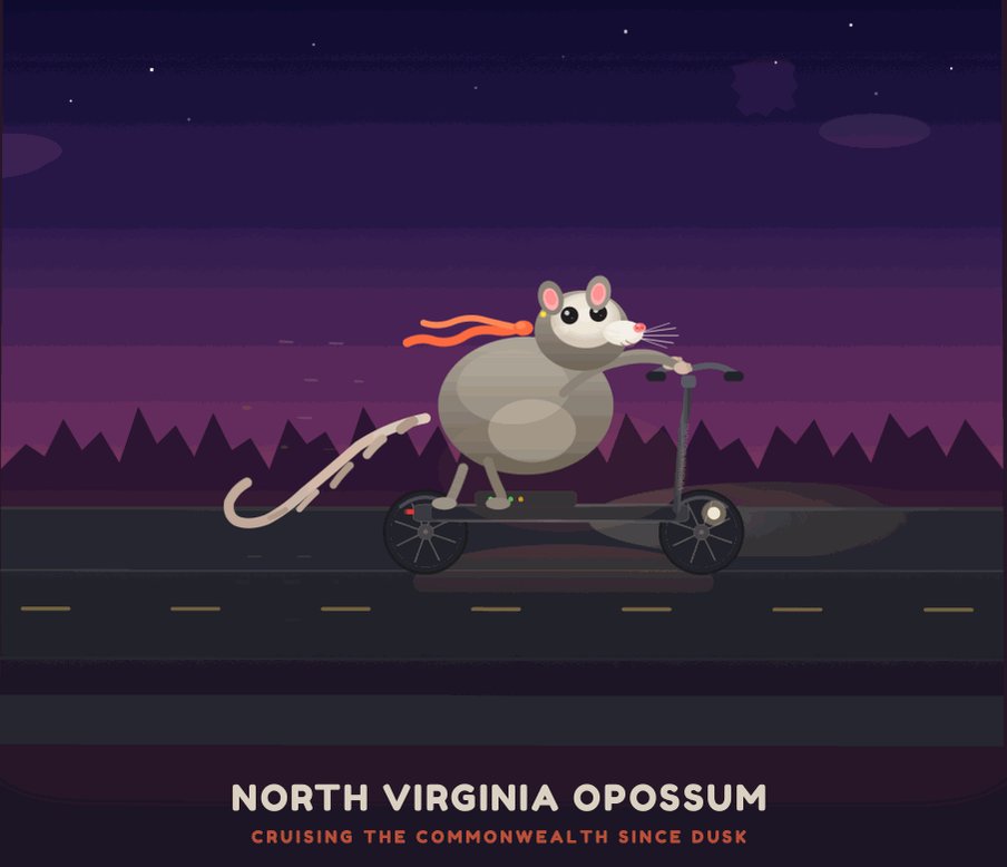 AI Image Generation Capabilities: Opossum on E-Scooter Example