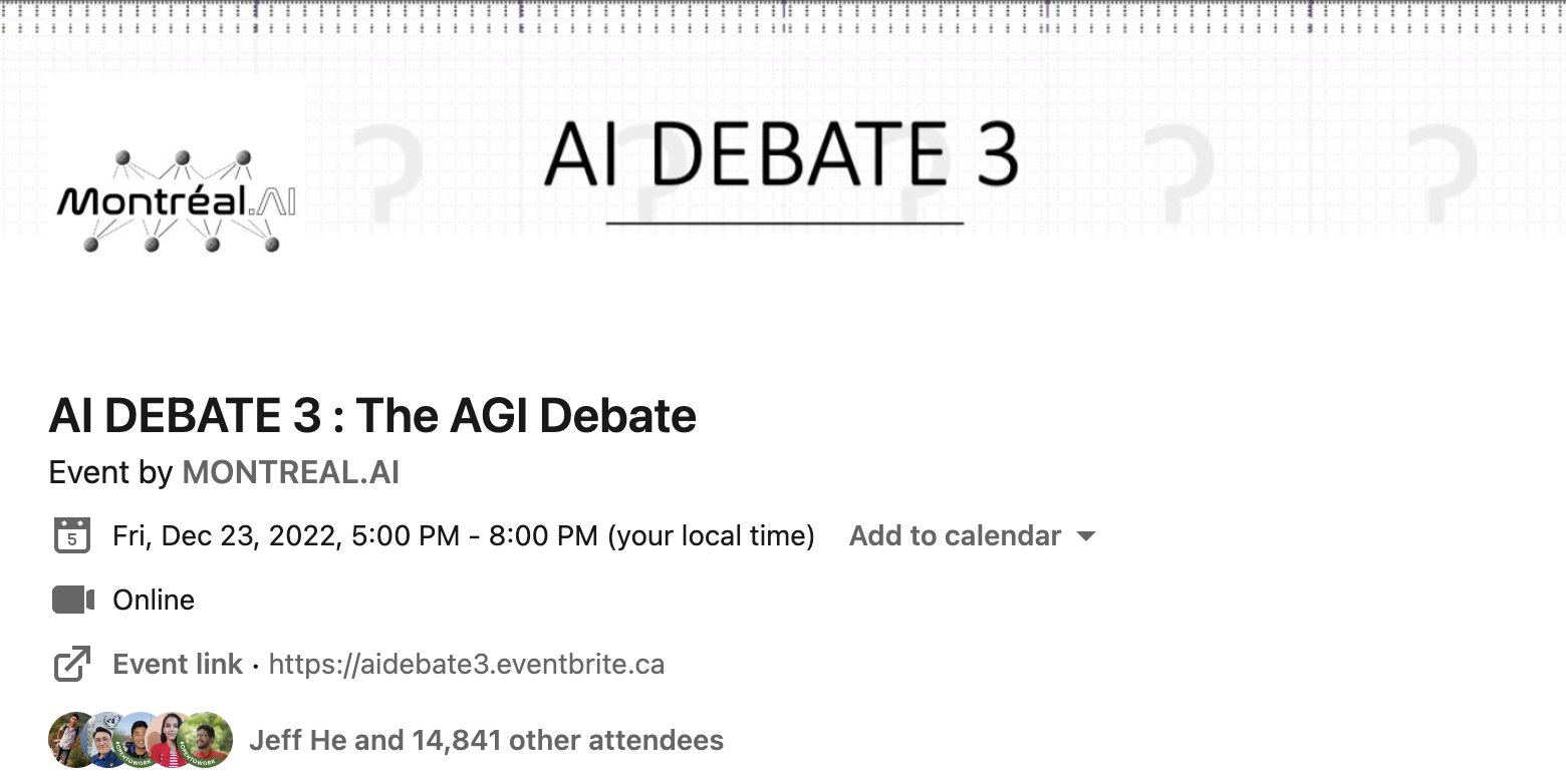 AI Debate 3 Reaches 14,842 Attendees, Aims for 100,000