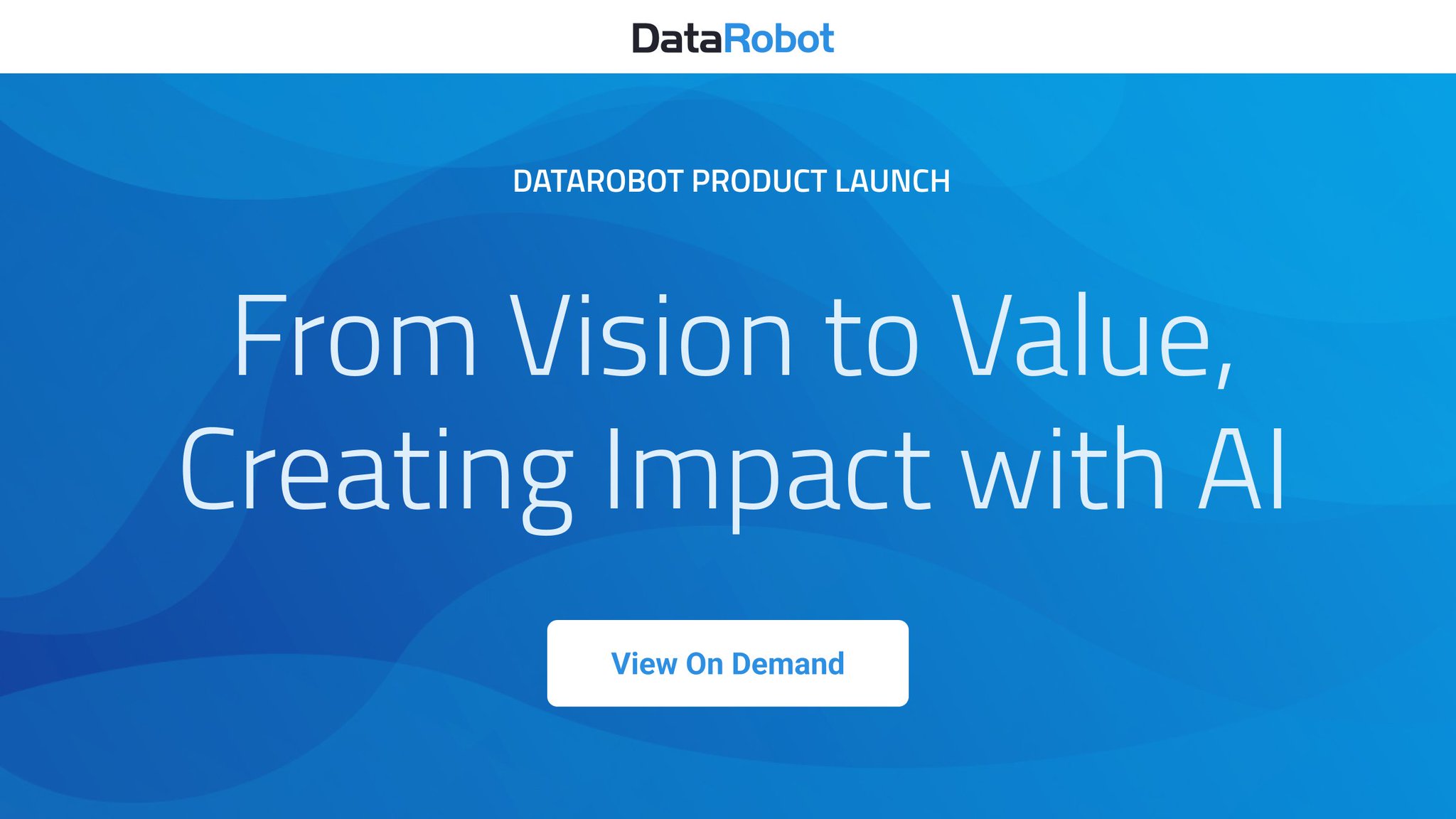 New Value Driven AI Era Launch Event Now Available