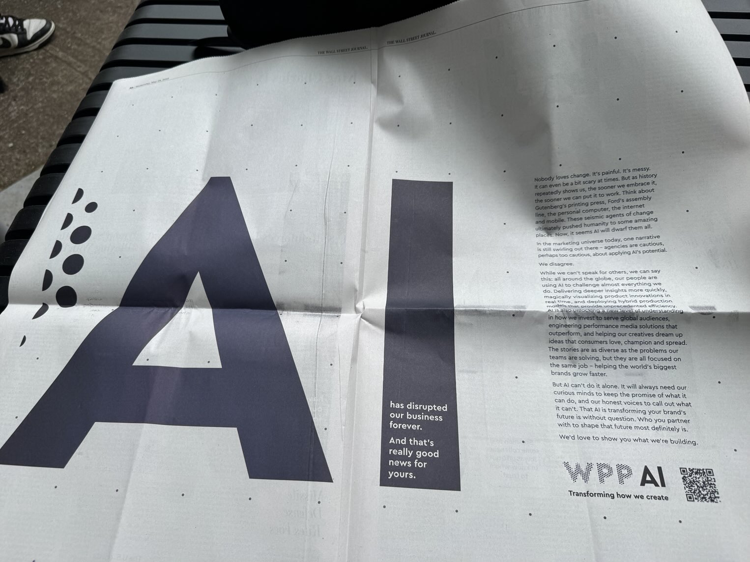 WPP Promotes AI Adoption in Marketing Industry