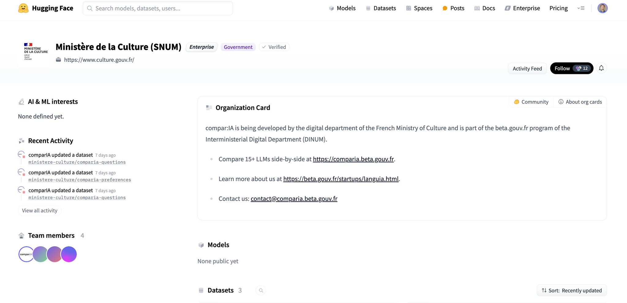 French government ministries join Hugging Face platform