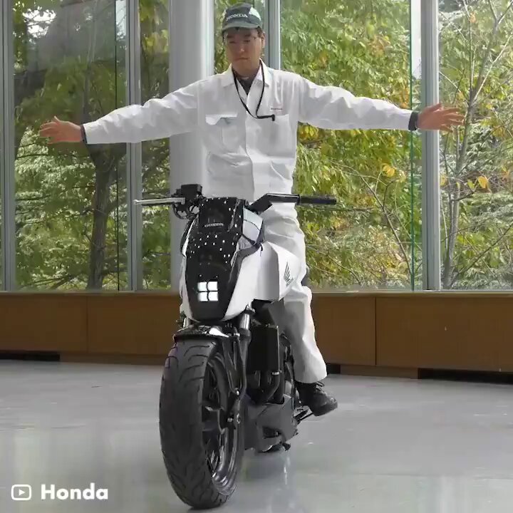 Honda’s Self-Balancing Motorcycle Technology Innovation