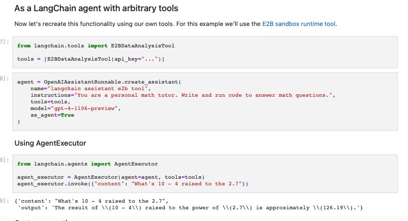 OpenAI Assistants API Integration with LangChain Tools