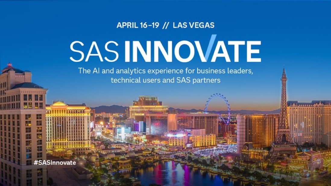 SAS Innovate Conference April 16-19 Las Vegas Registration Open