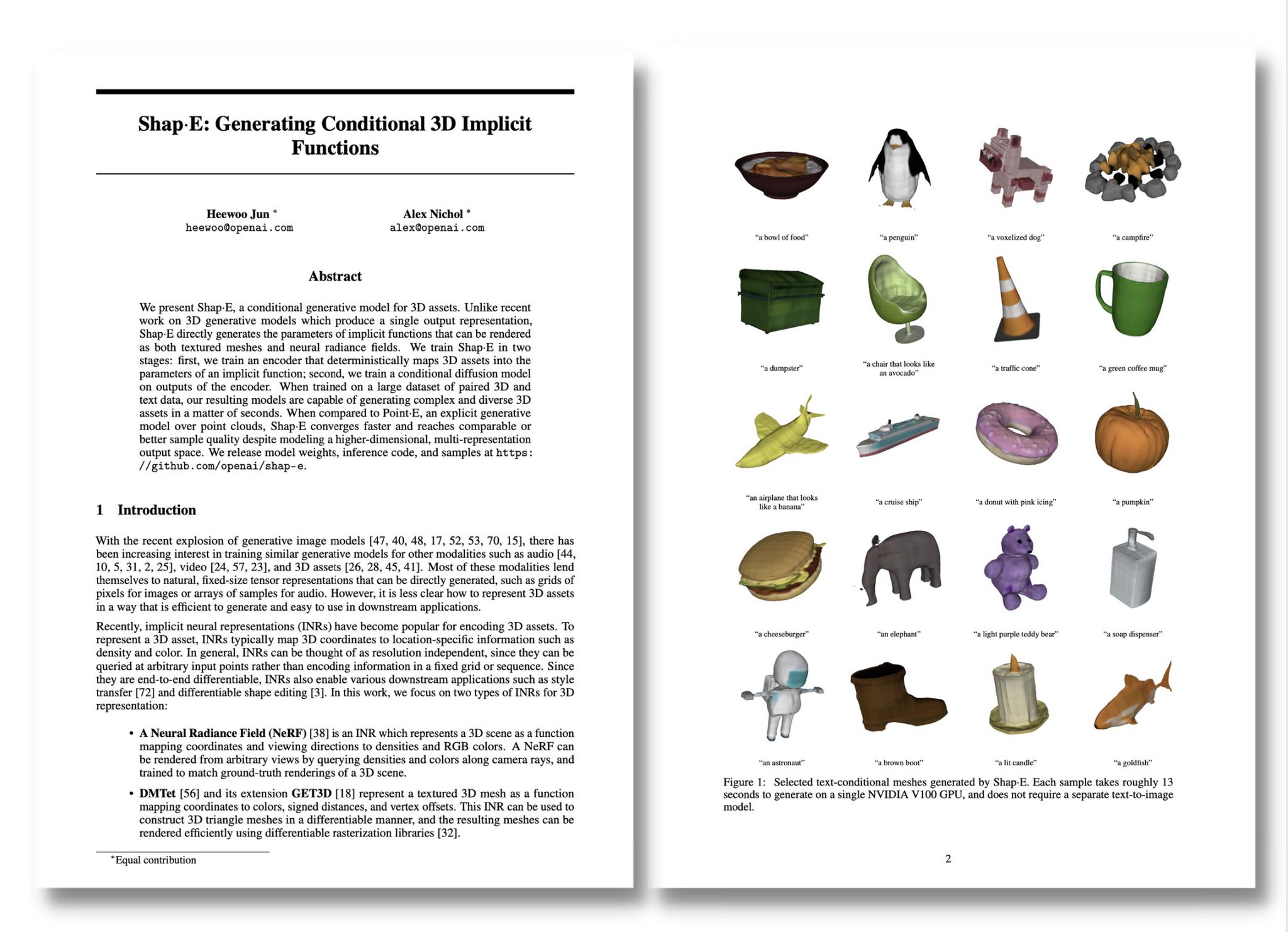 OpenAI prepares Text-to-3D with SHAP-E