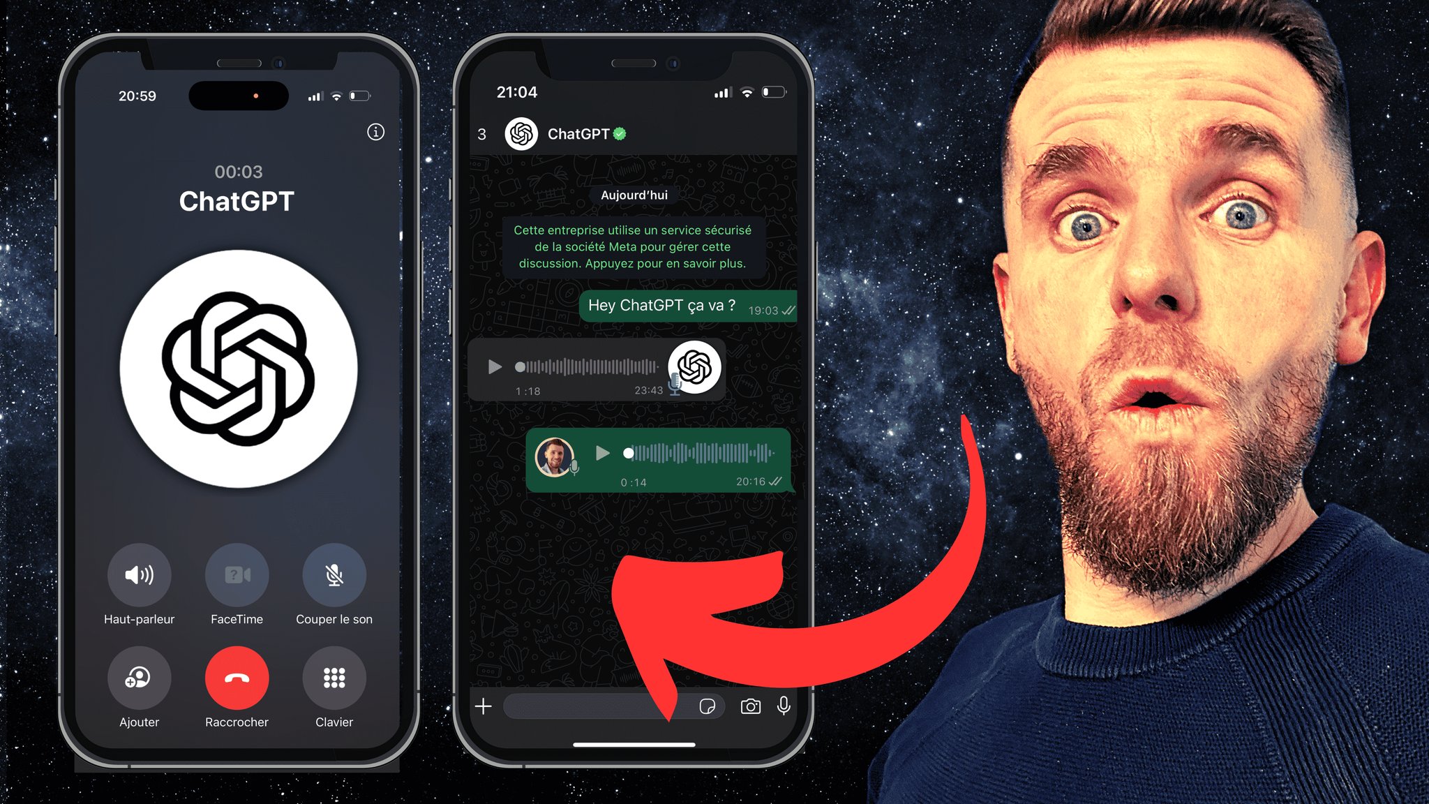 Calling ChatGPT on WhatsApp: a lunar experience