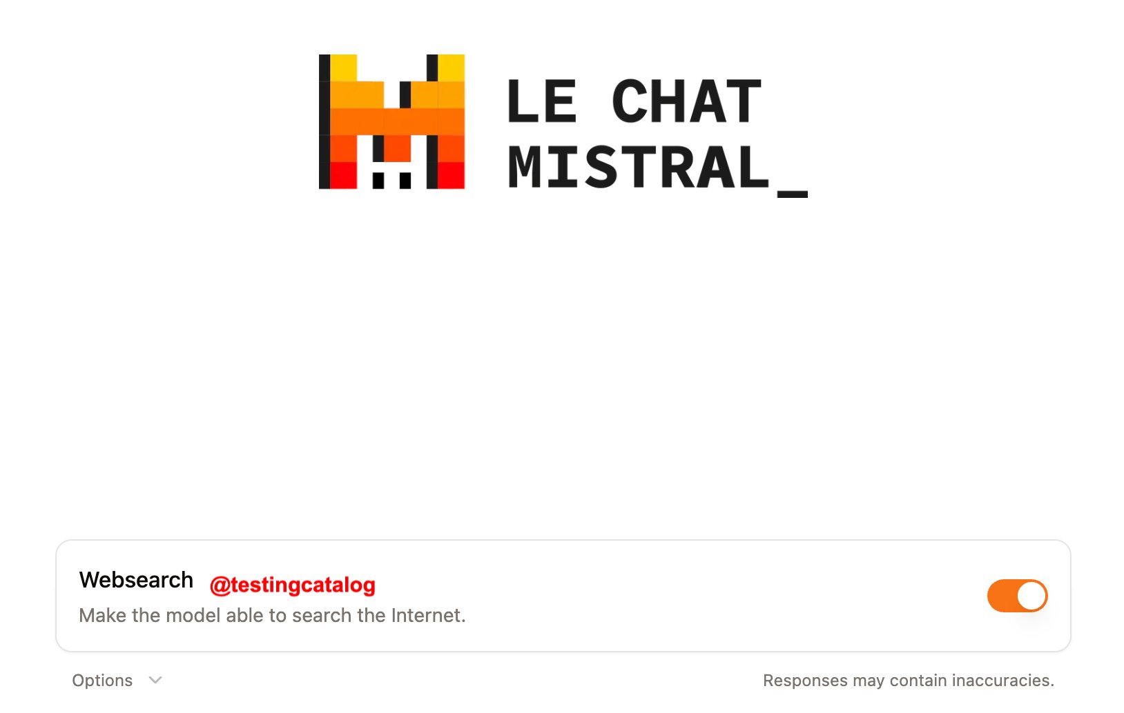 Mistral AI Developing Web Search Functionality