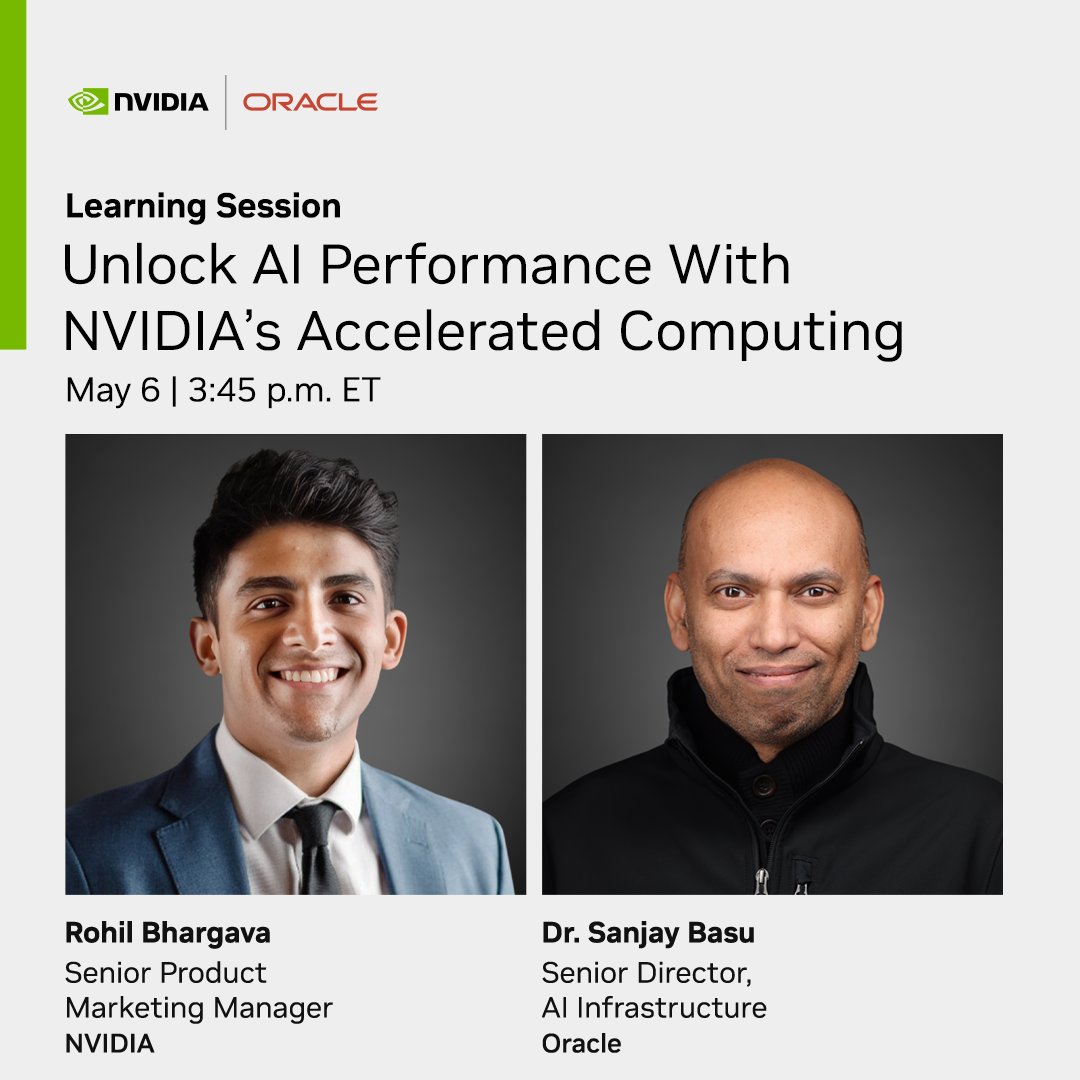 NVIDIA Accelerated Computing on Oracle Cloud for Next-Gen Models