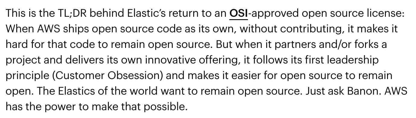 Elastic Returns to Open Source Through Strategic Cloud Partnership