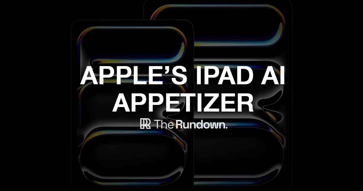 Apple iPad AI upgrades and major AI announcements this week